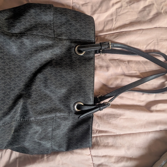 Michael Kors Dark Gray Signature Tote - Picture 7 of 7